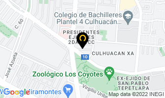 Mapa de Tessitura Estudio De Canto en Coyoacán