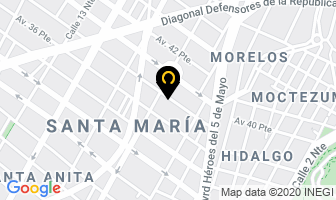 Mapa de Textiles Simón Fabricantes De Tela en Puebla
