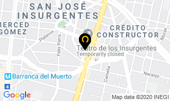 Mapa de The Barber´s Spa en Ciudad de Mexico