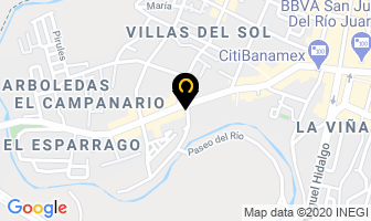 Mapa de The Candy Shop en San Juan del Río