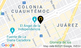 Mapa de Thrifty Car Rental en Ciudad de Mexico