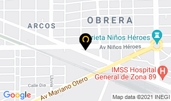 Mapa de Todo Para Aire en Guadalajara
