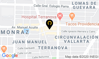 Mapa de Todo Para Sus Pies en Guadalajara