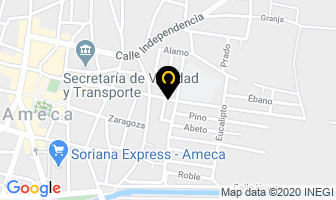 Mapa de Tortas Ahogadas El Tigre en Ameca
