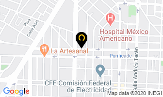 Mapa de Tortas Hogadas Colomos en Guadalajara
