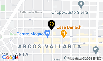Mapa de Traducciones Y Servicios en Guadalajara