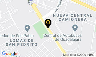 Mapa de Transcarga Express en San Pedro Tlaquepaque