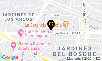 Mapa de Transcolor en Guadalajara