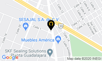 Mapa de Transcombu S.a De C.v en Guadalajara