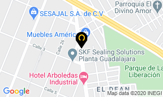 Mapa de Transportes Ag Condesa en Guadalajara