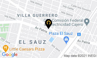 Mapa de Transportes Calafia S.a. De C.v. en Guadalajara