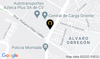 Mapa de Transportes Castores en Ciudad de Mexico