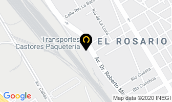 Mapa de Transportes Castores en Guadalajara