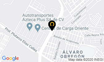 Mapa de Transportes De Carga Donaji en Ciudad de Mexico