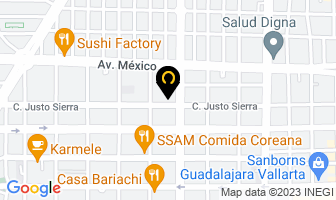 Mapa de Traumatólogos En Guadalajara en Guadalajara