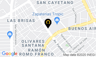 Mapa de Travesia Turismo Coordinado en Aguascalientes