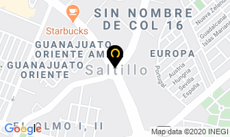 Mapa de Tres R Del Norte S.a. De C.v. en Saltillo