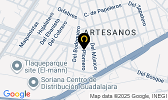 Mapa de Troqueles Salvatierra en Tlaquepaque