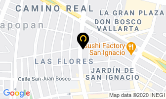 Mapa de Uniformes Clinik en Zapopan