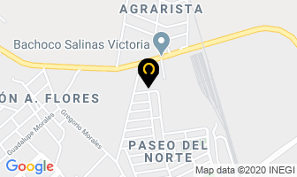 Mapa de United Plastic Recycling en Salinas Victoria