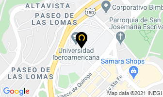Mapa de Universidad Del Multinivel en Ciudad de Mexico