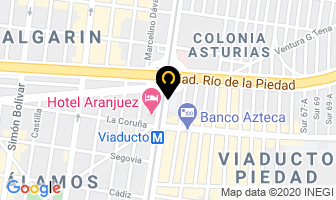 Mapa de Universidad Insurgentes en Ciudad de Mexico