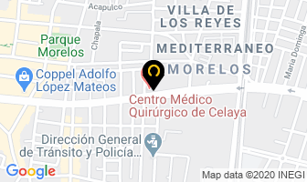 Mapa de Urología, Laser Y Litotripsia en Celaya