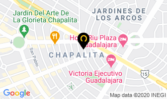 Mapa de Utegra Centro De Estudios Superiores en Zapopan