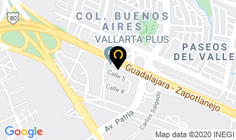 Mapa de Vallarta Plus en San Pedro Tlaquepaque