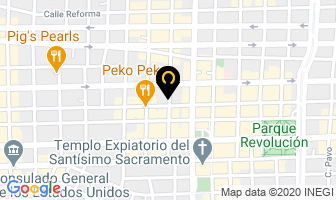 Mapa de V.e.o Salud Visual Opticos en Guadalajara