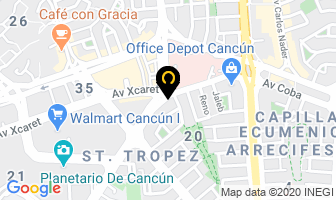 Mapa de Vesti-Hogar en Cancún