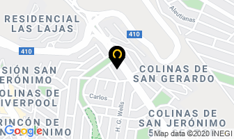 Mapa de Vetmaster Colinas en Monterrey
