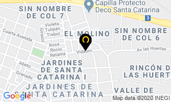 Mapa de Vidaurri en Santa Catarina