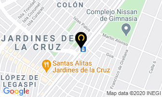Mapa de Vidrieria Popular en Guadalajara