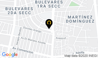 Mapa de Vidrieria Rosales en Aguascalientes