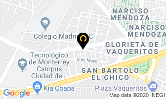 Mapa de Vidrio Y Aluminio Alex en Tlalpan