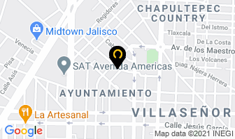 Mapa de Villa Hogar en Guadalajara