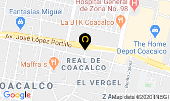 Mapa de Viniles Coacalco en Coacalco de Berriozábal