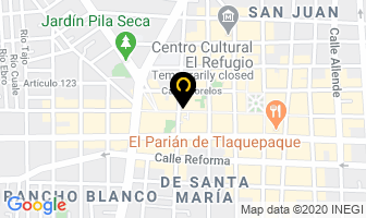 Mapa de Vitralismas en San Pedro Tlaquepaque