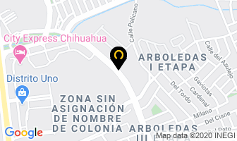 Mapa de Vivero “El Encanto” en Chihuahua