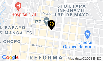 Mapa de Wound Care Oaxaca en Oaxaca de Juárez
