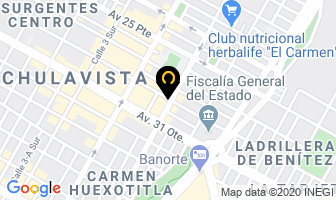 Mapa de Xango Puebla Jugo Mangostan en Puebla