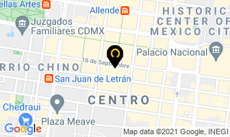 Mapa de Zapateria Bozanova en Ciudad de Mexico
