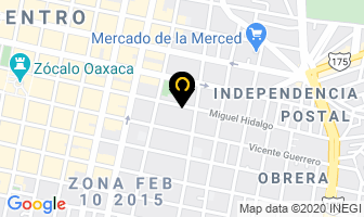 Mapa de Zona Kids en Oaxaca de Juárez
