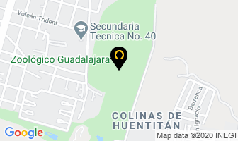 Mapa de Zoologico Guadalajara en Guadalajara