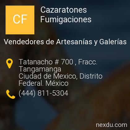 Cazaratones Fumigaciones Ciudad de Mexico - Teléfonos y