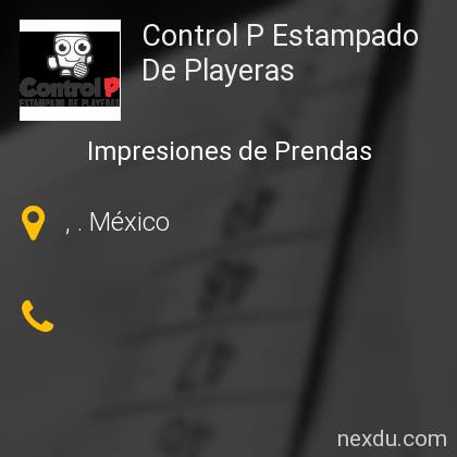 Control p discount estampado de playeras