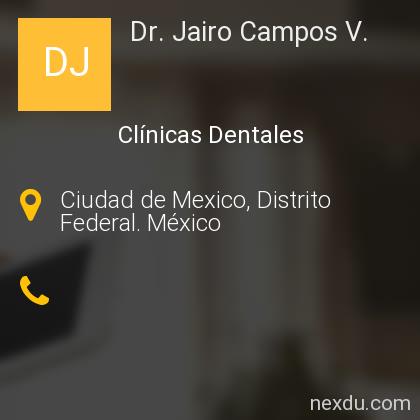 Dr Jairo Campos V En Ciudad De Mexico Telefonos Y Direccion