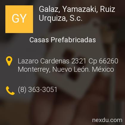 Galaz Yamazaki Ruiz Urquiza S.c. en Monterrey Tel fonos y