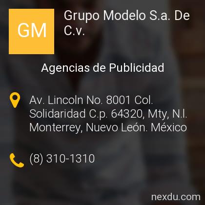 Grupo Modelo . De . en Monterrey - Teléfonos y Dirección